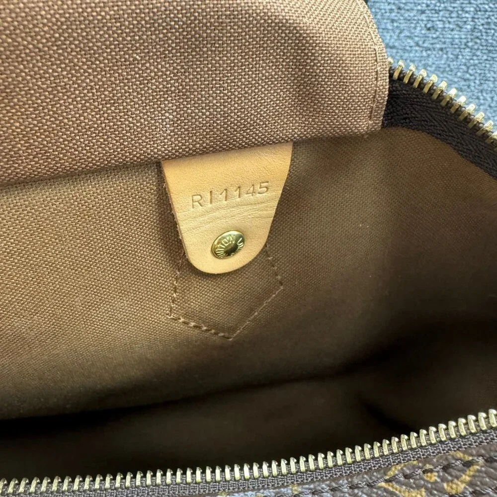 Louis Vuitton Speedy 35 Brown Monogram Canvas Tote 699-062425